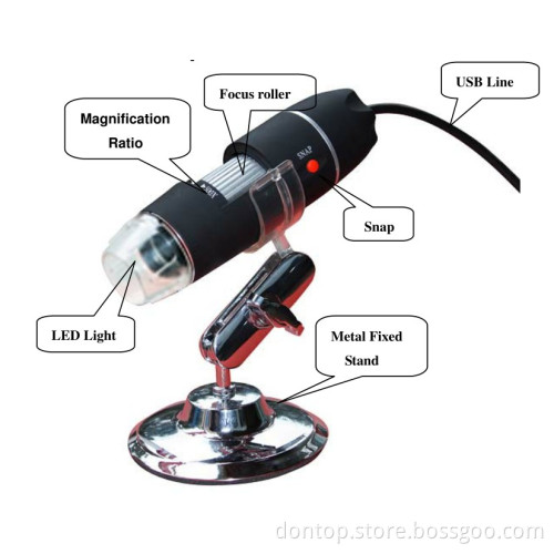 Wholesale Zoom 50-500X Digital Microscope USB Port (M907)